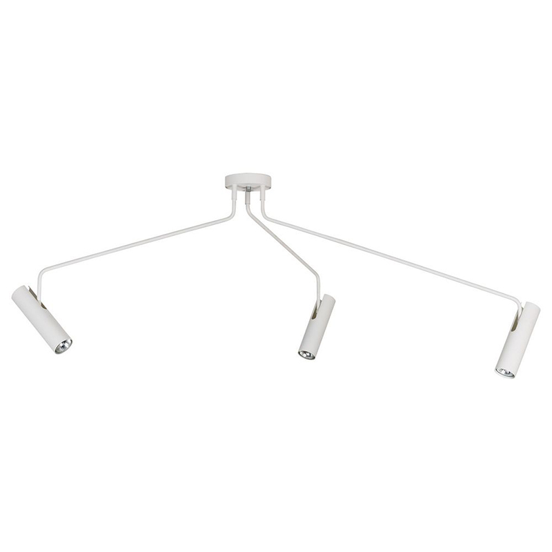 Потолочный светильник Tibo Branches Trumpet Tube white 3 Белый в Ульяновске | Loft Concept 