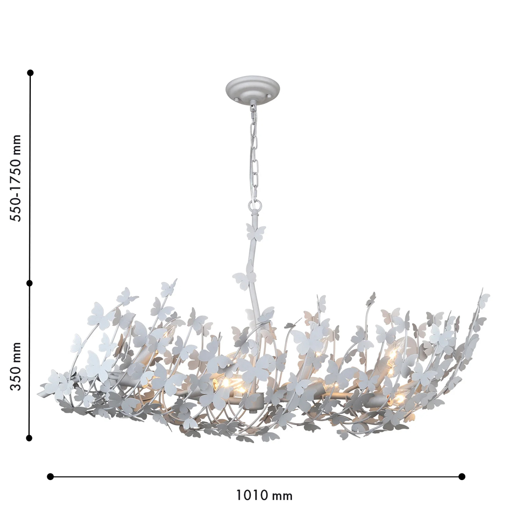 Люстра с абажуром оформленным в виде стаи бабочек Eternal Butterflies в Ульяновске