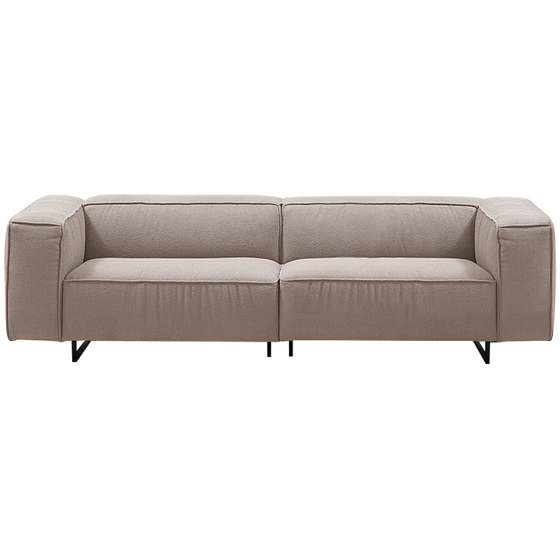 Диван Bastien Soft Beige Sofa Бежевый Черный в Ульяновске | Loft Concept 