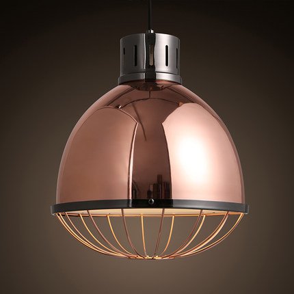 Подвесной светильник Ufo Copper Pendant Big Черный Медь в Ульяновске | Loft Concept 