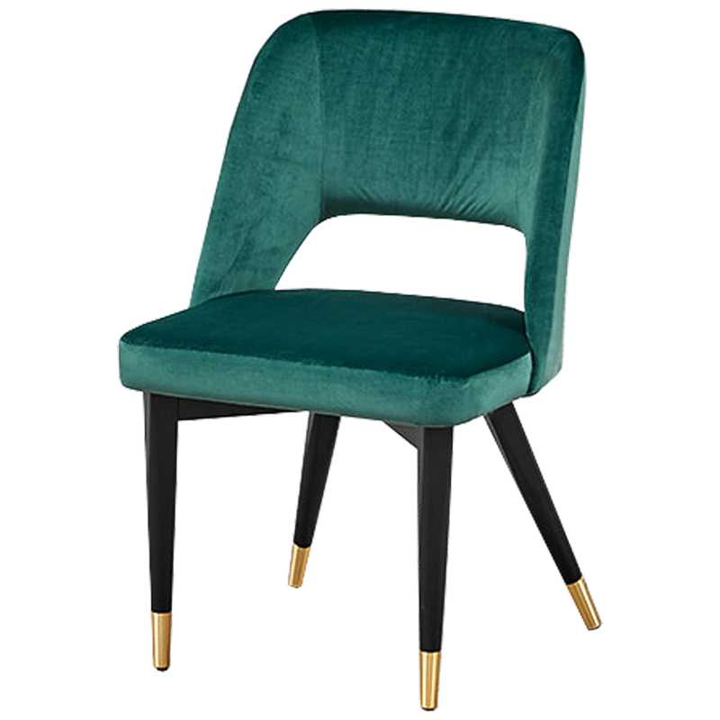 Стул Neasan Stool turquoise Черный Бирюзовый Латунь в Ульяновске | Loft Concept 