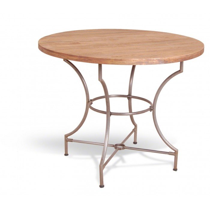 Cтол Industrial Metal Rust Round Dining Table  в Ульяновске | Loft Concept 