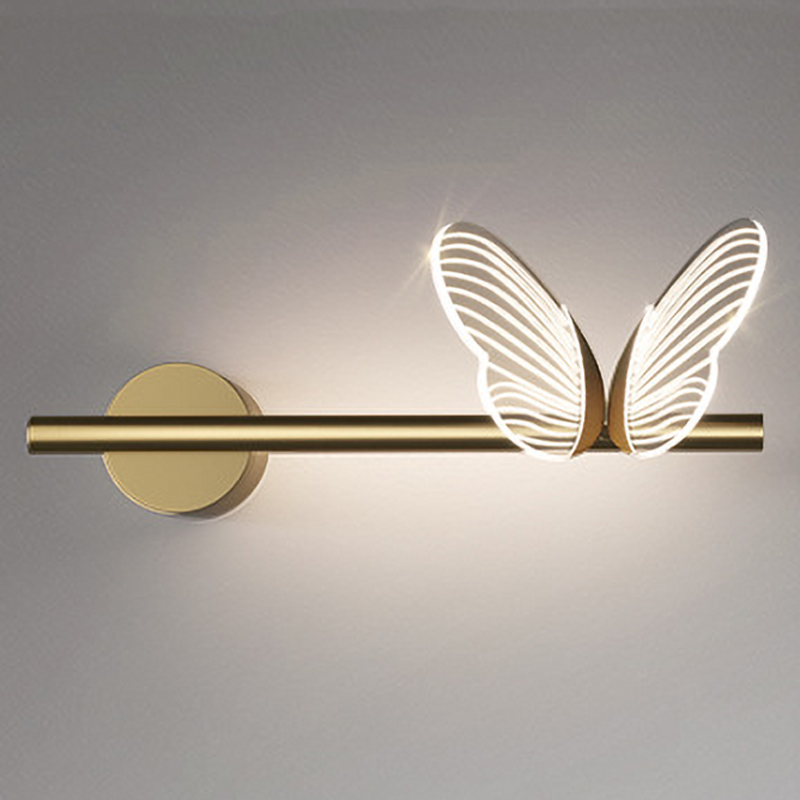 Бра Бабочка Butterfly Wall Lamp F Золотой Прозрачный в Ульяновске | Loft Concept 