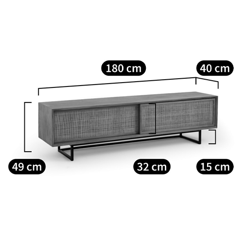 ТВ-тумба из массива тика Busto TV Stand в Ульяновске