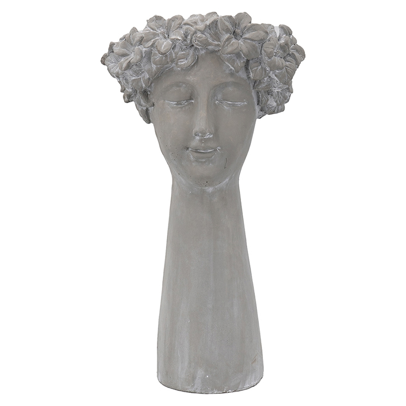 Ваза Agata Bust Vase Серый в Ульяновске | Loft Concept 