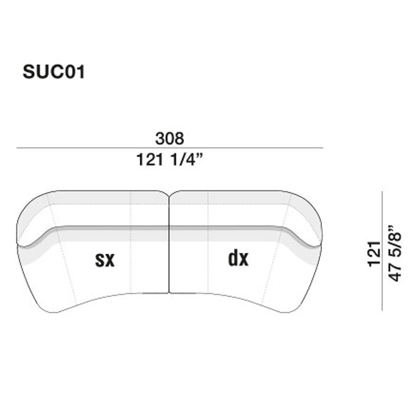 Дизайнерский модульный диван SURF Modular Sofa в Ульяновске