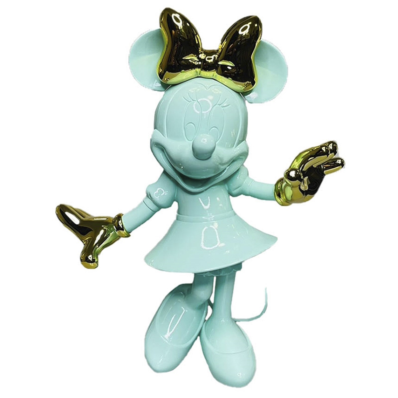 Статуэтка Минни Маус зеленого цвета Minnie Mouse Green Figurine  Салатовый в Ульяновске | Loft Concept 