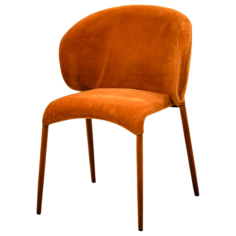 Стул Caroline Stool Orange Оранжевый в Ульяновске | Loft Concept 