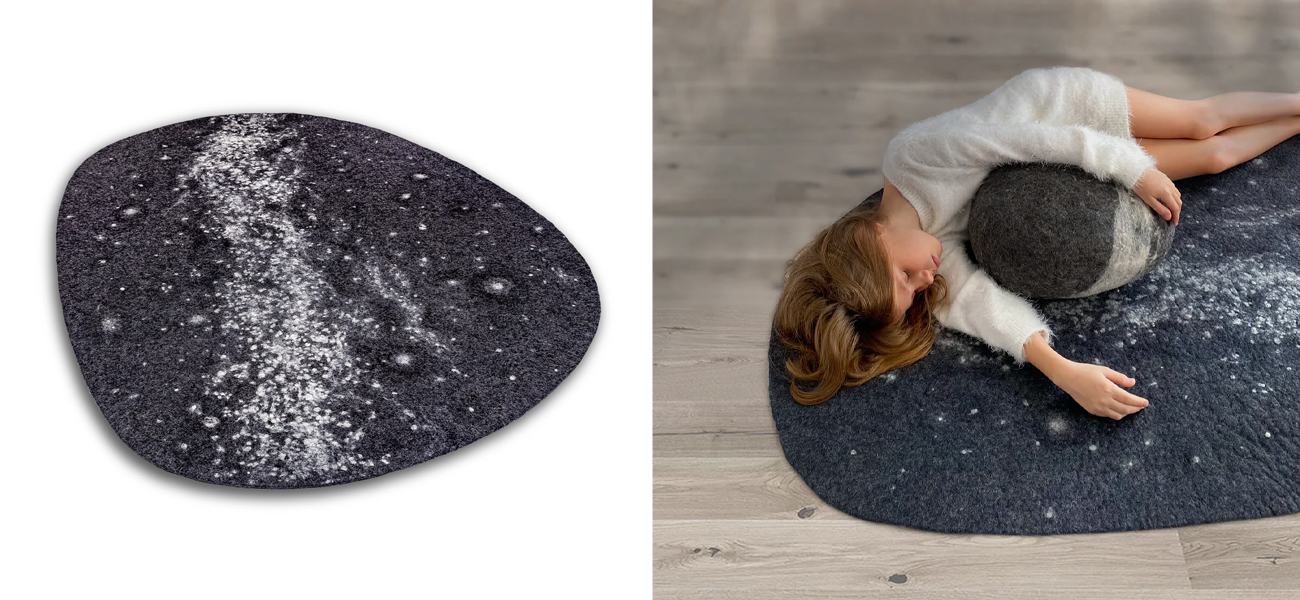 Ковер из Шерсти KATSU "MILKY WAY" - фото №1