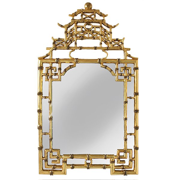 Зеркало Pagoda Mirror Gold Золотой в Ульяновске | Loft Concept 