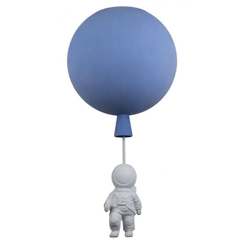 Потолочный светильник Cosmonaut blue ball Синий в Ульяновске | Loft Concept 