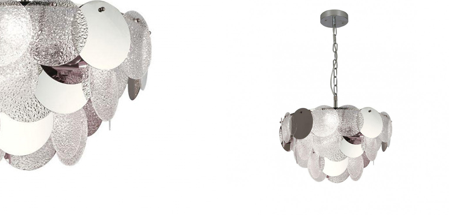 Люстра Gaetano Chandelier chrome - фото