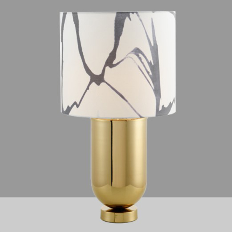 Настольная лампа Adeline Gold Table Lamp Золотой Белый в Ульяновске | Loft Concept 