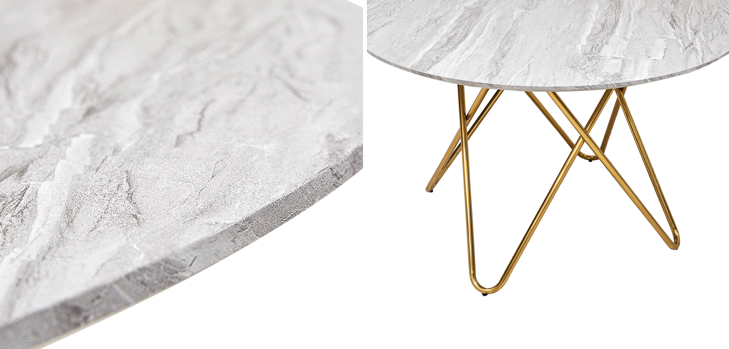 Обеденный круглый стол Alanis Round Dinner Table - фото