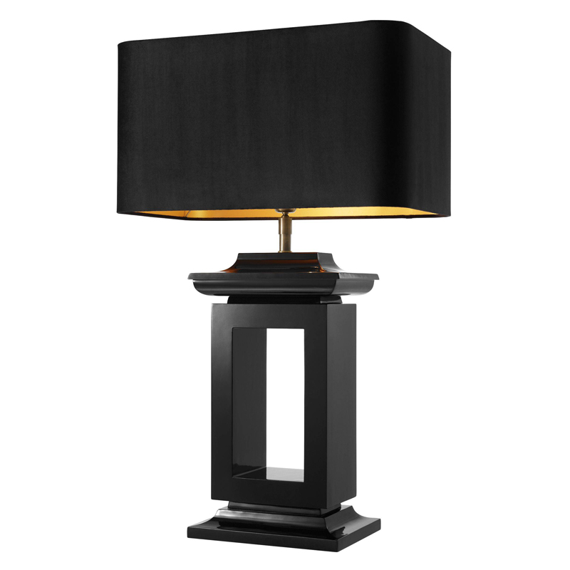 Настольная лампа Eichholtz Table Lamp Mandarin Черный в Ульяновске | Loft Concept 