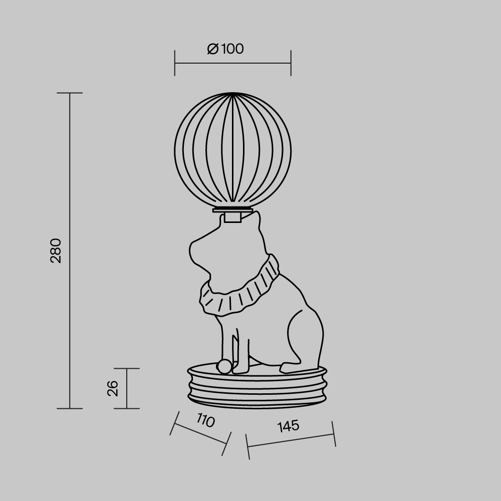 Настольный светильник Senor Capybara 3000К 5Вт в Ульяновске