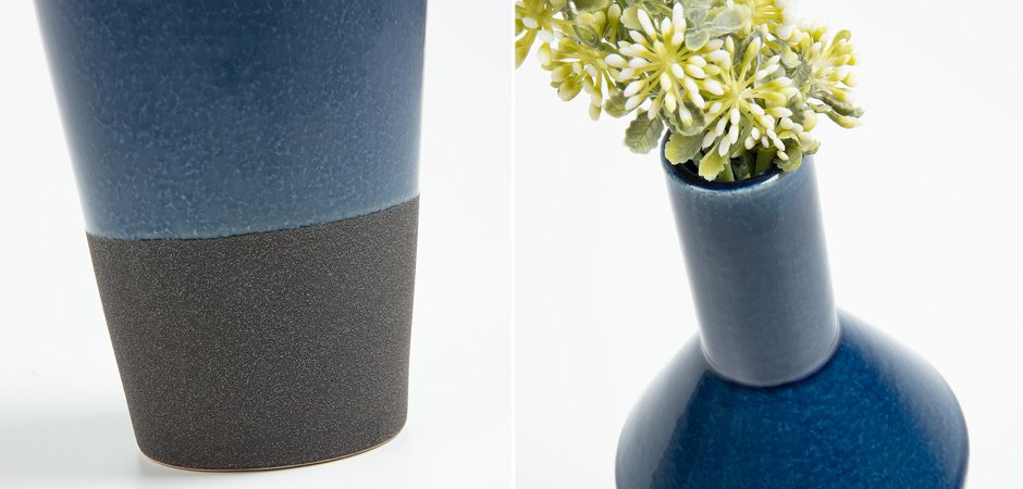 Ваза Blue Craquelure Ваза Blue Craquelure - Loft-Concept в Ульяновске