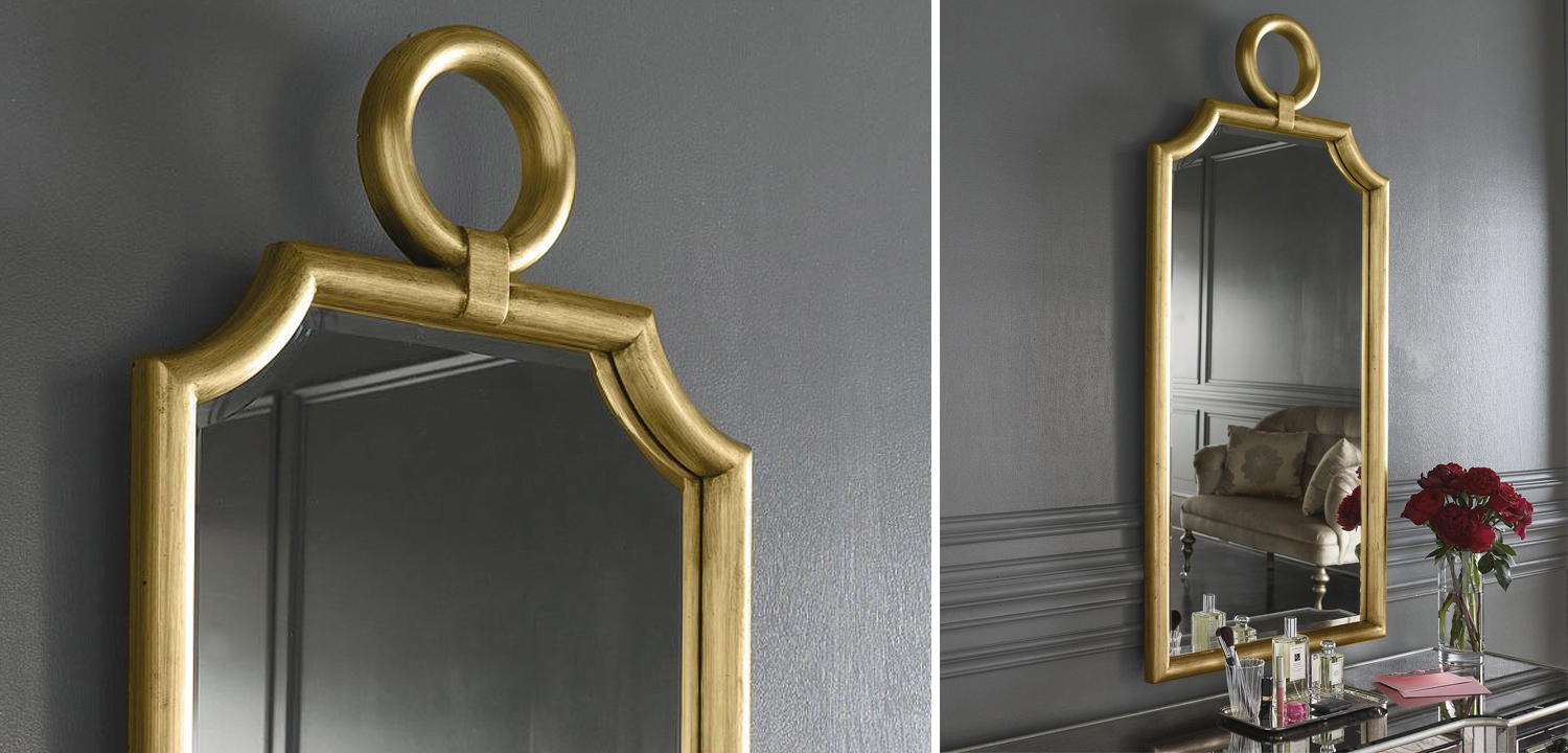 Зеркало Oddmar Mirror Gold - фото