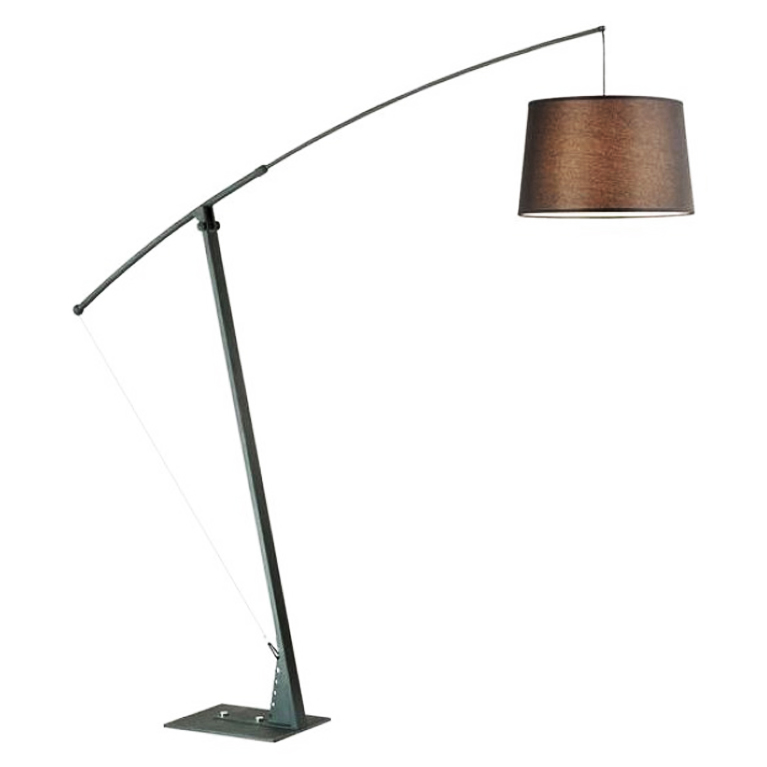 Торшер Floor Lamp Colin black Коричневый в Ульяновске | Loft Concept 