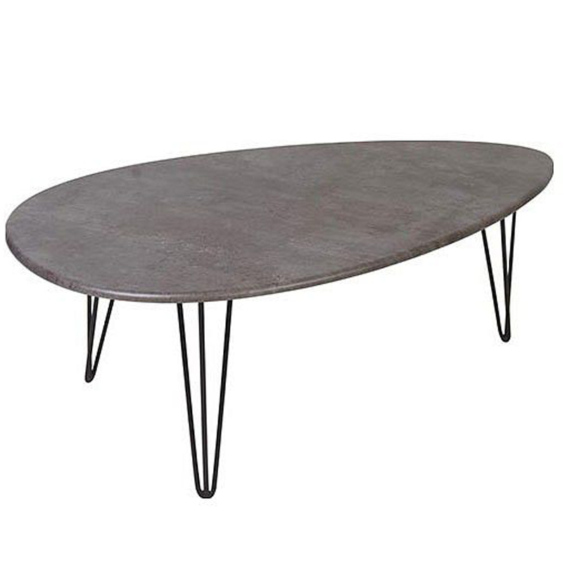 Кофейный стол Dorian Coffee Table gray Серый бетон в Ульяновске | Loft Concept 