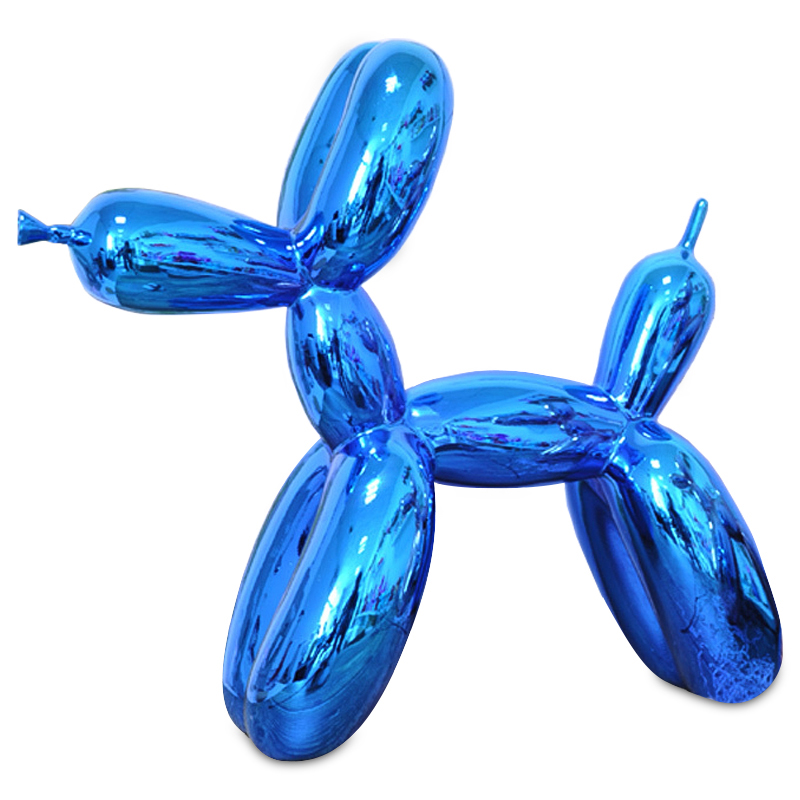 Статуэтка Jeff Koons Balloon Dog shining blue Светло-синий в Ульяновске | Loft Concept 