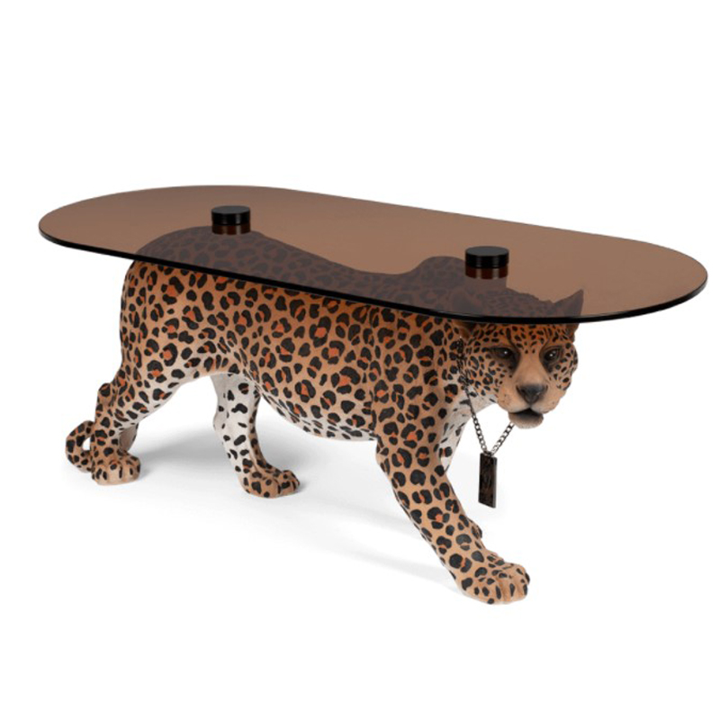 Кофейный стол DOPE AS HELL COFFEE TABLE SPOTTED Коричневый в Ульяновске | Loft Concept 