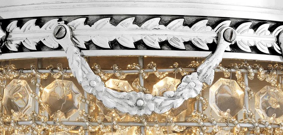 Бра Eichholtz Wall Lamp Emperor Nickel - Loft-Concept в Ульяновске