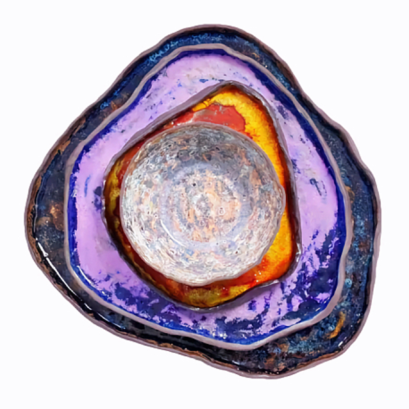 Сет из 3-х тарелок «LABRADORITE» Синий Оранжевый Серый Фиолетовый Сет из 3-х тарелок «LABRADORITE» Синий Оранжевый Серый Фиолетовый в Ульяновске | Loft Concept