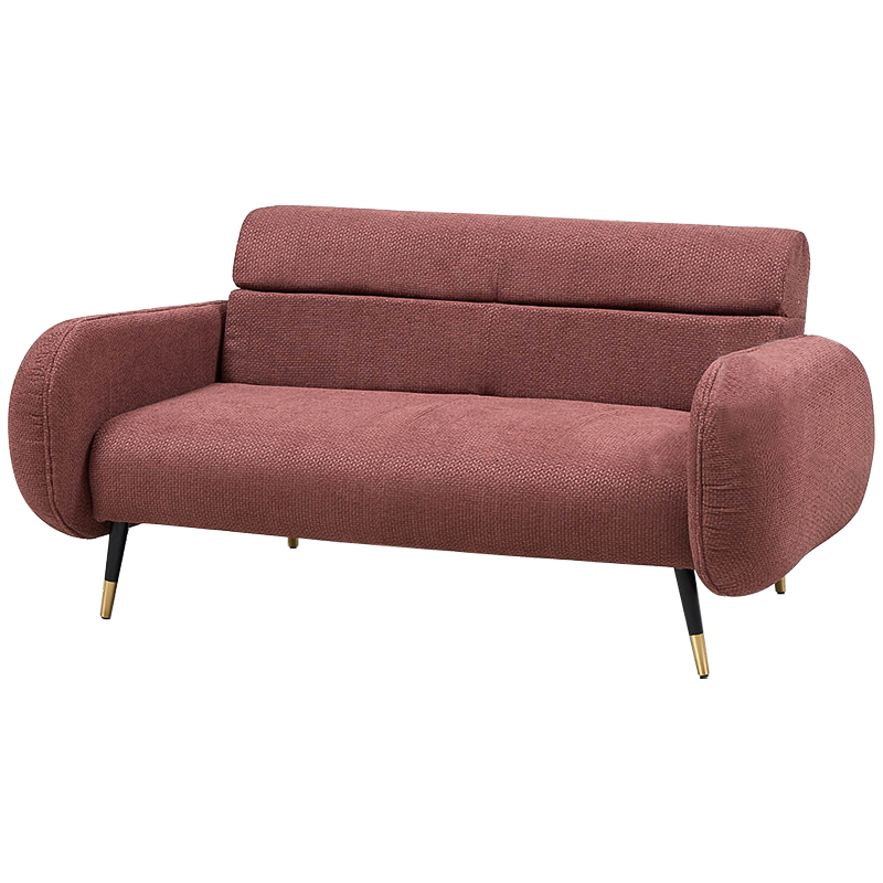 Диван Hebert Sofa Red M Красный Красный Черный Латунь в Ульяновске | Loft Concept 