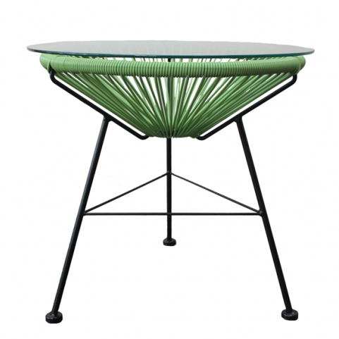 Приставной стол Acapulco side table Green Морская синь Желтый Зеленый Белый Оранжевый Черный в Ульяновске | Loft Concept 