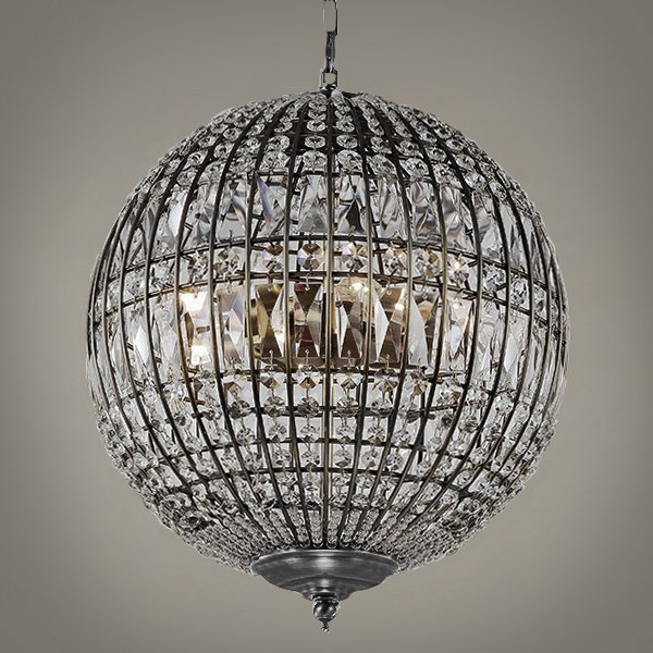 Люстра Gatsby Sphere Chandelier Silver Серебряный в Ульяновске | Loft Concept 