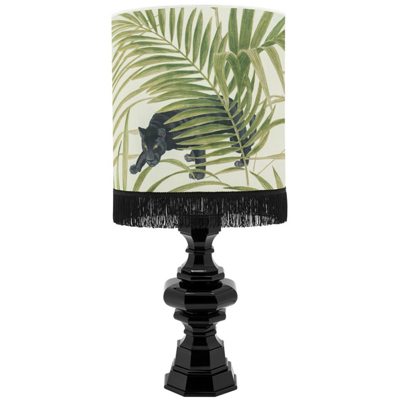 Настольная лампа Table Lamp Empire Velvet White Green Белый Черный Зеленый в Ульяновске | Loft Concept 