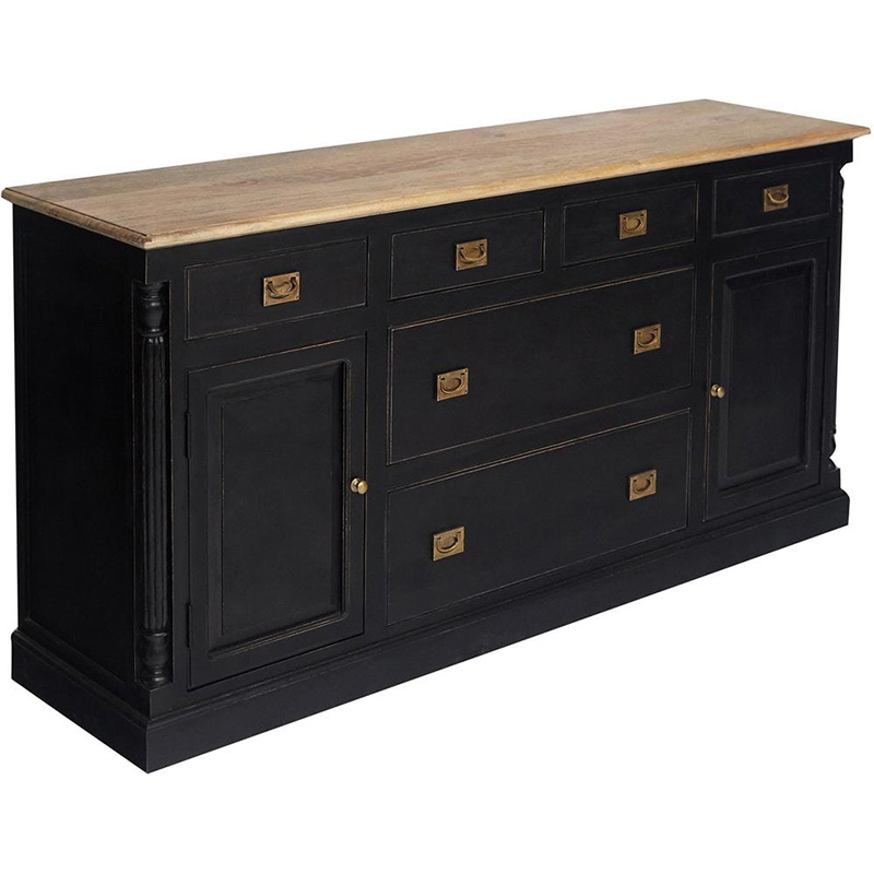 Комод Provence Sylvie Chest of Drawers Черный Древесина в Ульяновске | Loft Concept 