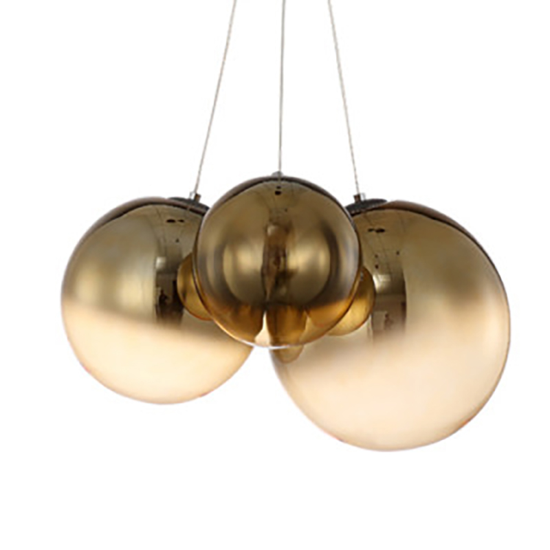 Светильник подвесной Golden balls lamp Золотой в Ульяновске | Loft Concept 