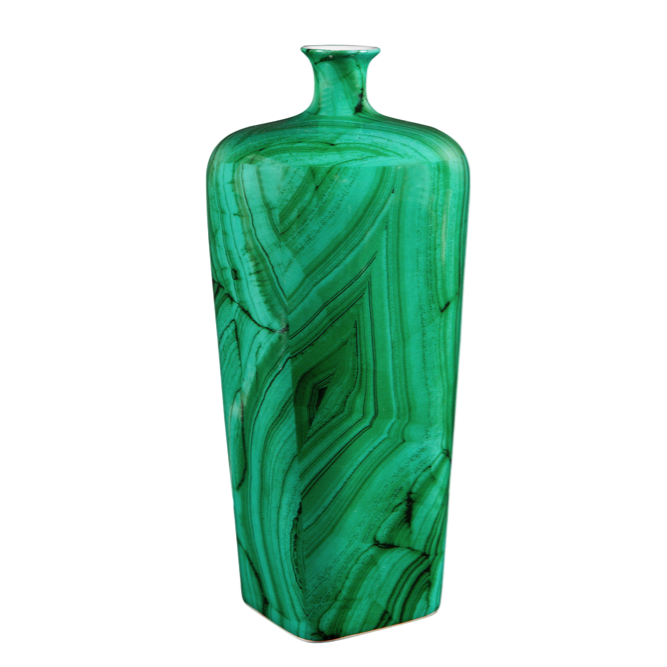 Ваза Malachite Vase flask Малахит в Ульяновске | Loft Concept 