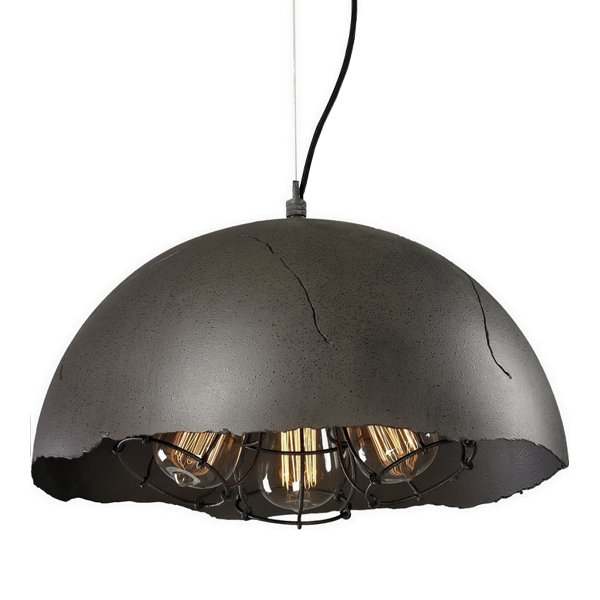 Подвесной светильник Uneven Edge Loft Pendant lamp 3 Графит в Ульяновске | Loft Concept 