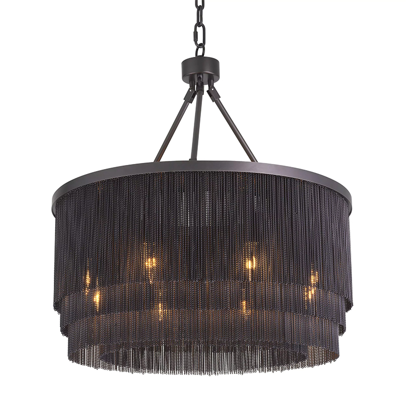 Люстра Eichholtz Chandelier Tissot S Темная бронза в Ульяновске | Loft Concept 