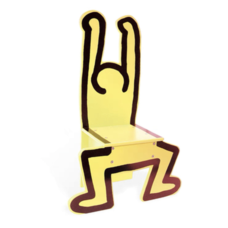 Детский стул Chaise Keith Haring Dancer Vilac Желтый Желтый в Ульяновске | Loft Concept 