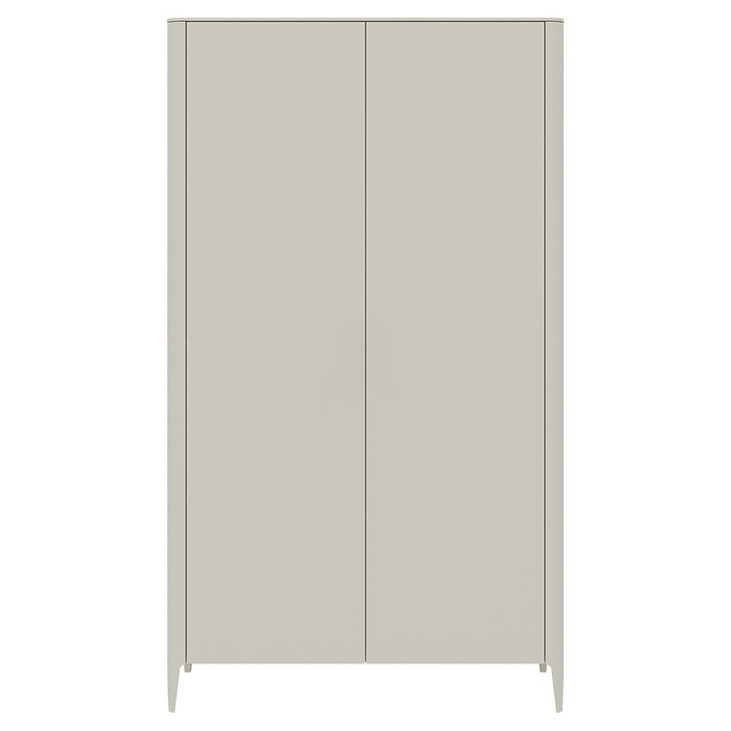 Шкаф двухстворчатый молочного цвета Type Молочный в Ульяновске | Loft Concept 