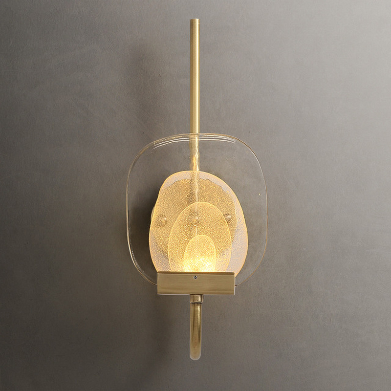 Бра Gold Radiance sconce Латунь Прозрачный в Ульяновске | Loft Concept 