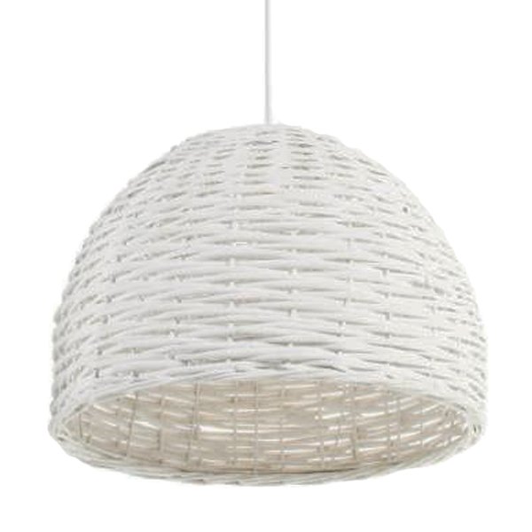 Подвесной светильник Wicker Pendant White Белый в Ульяновске | Loft Concept 