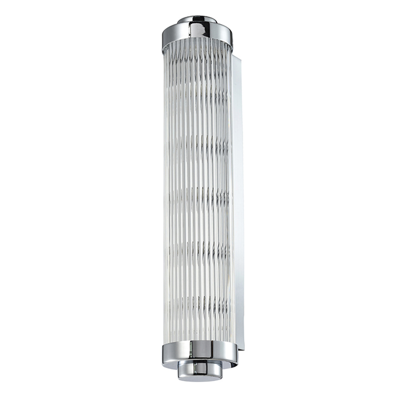 Бра Buck Glass TUBE Wall Lamp Nickel Никель Прозрачный (Transparent) в Ульяновске | Loft Concept 