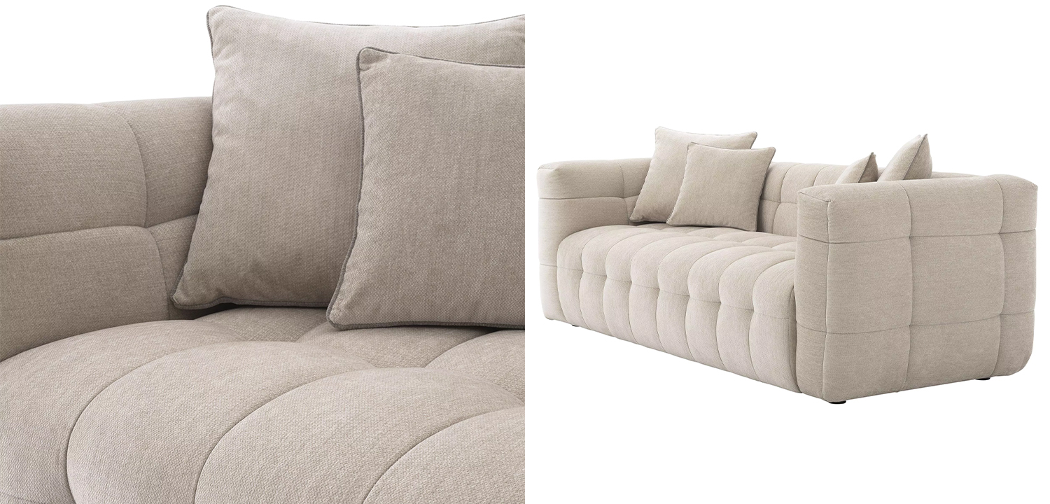 Диван Eichholtz Sofa Breva Sand - фото №1