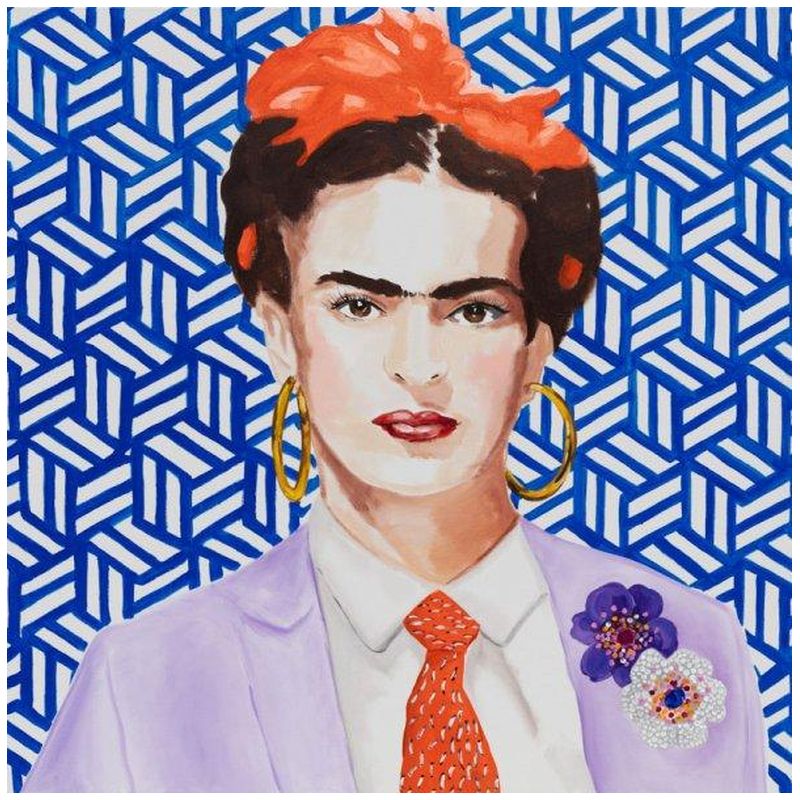 Картина Frida with Lavender Power Suit and Tie Мульти в Ульяновске | Loft Concept 