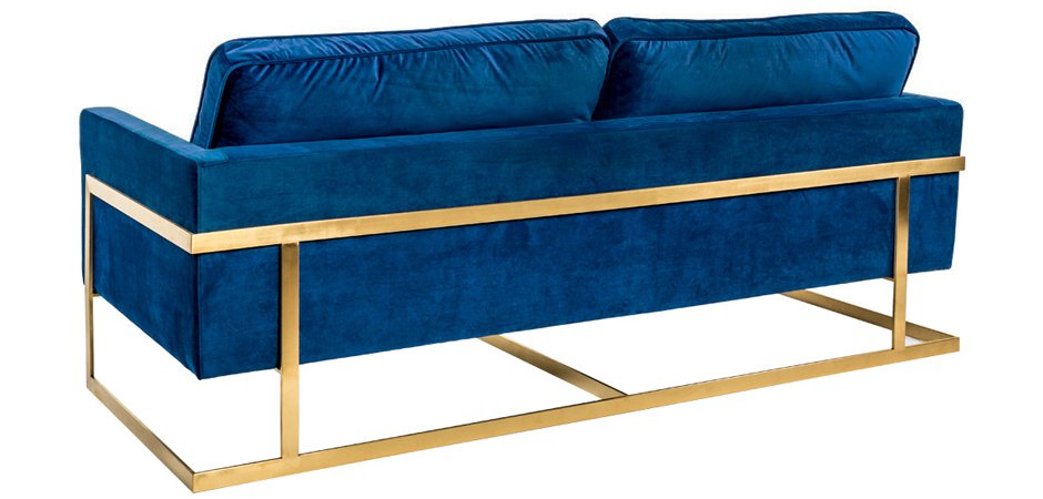 Диван бархатный Accent Velvet Sofa - фото №1