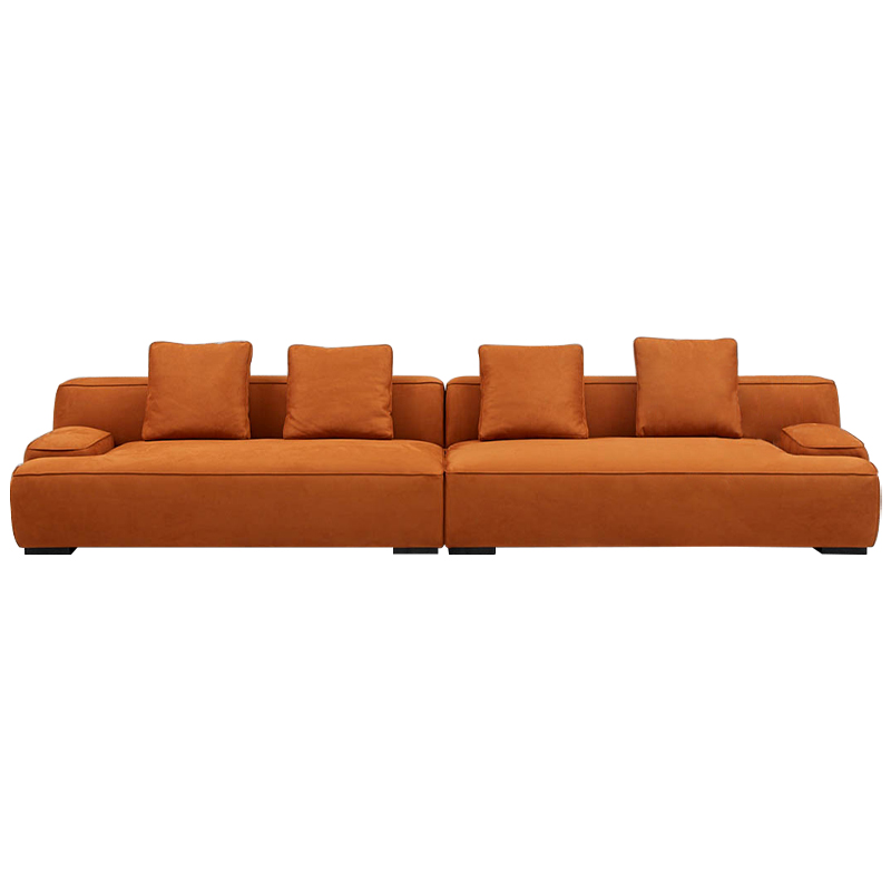 Диван Colby Orange Sofa Оранжевый в Ульяновске | Loft Concept 