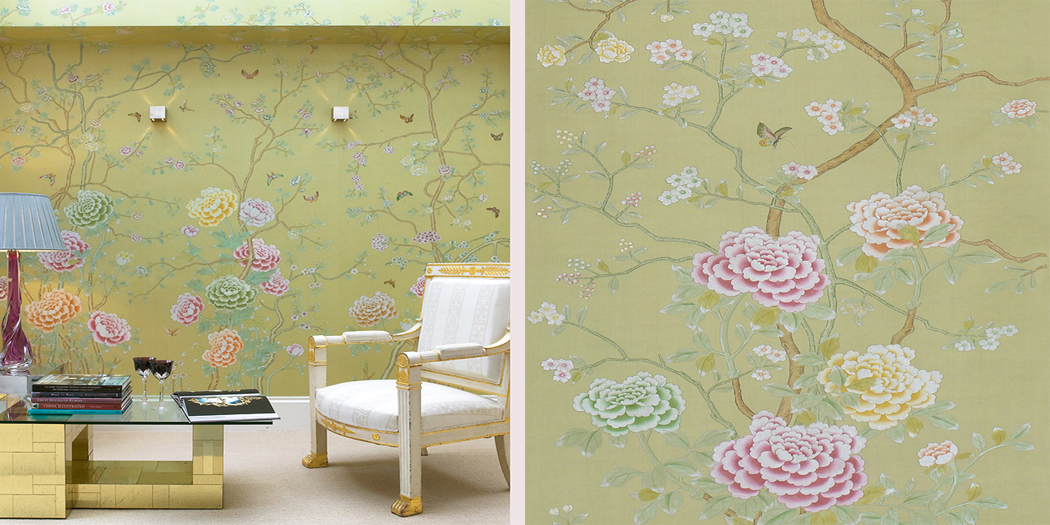 Обои ручная роспись Chelsea Pea Green - фото №1