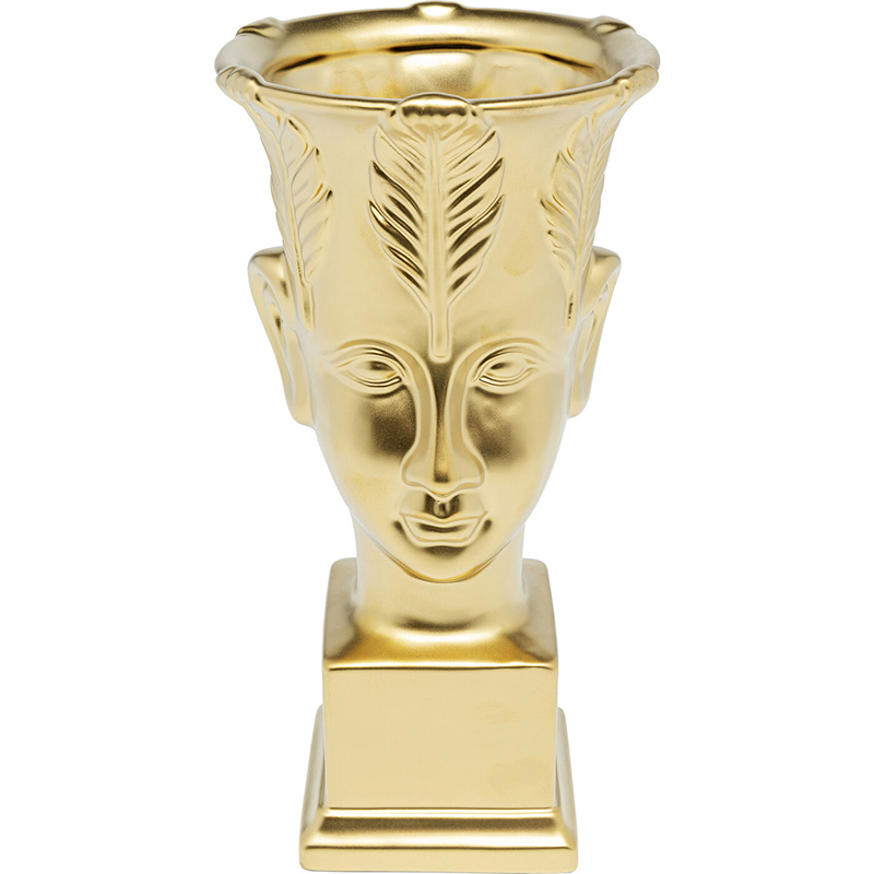 Ваза Golden Face Vase 31 Золотой в Ульяновске | Loft Concept 