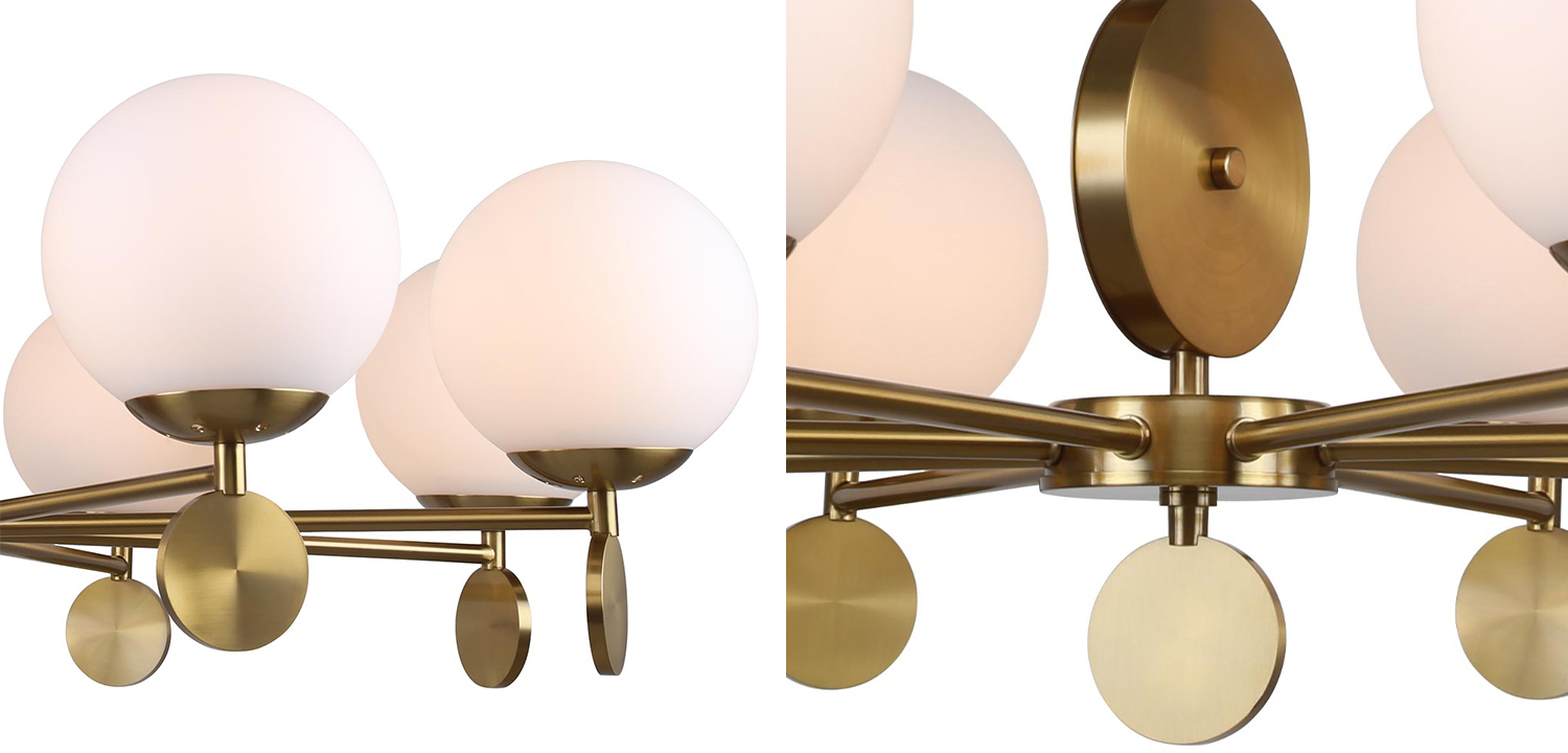 Люстра Kyran Chandelier Bronze 8 - фото