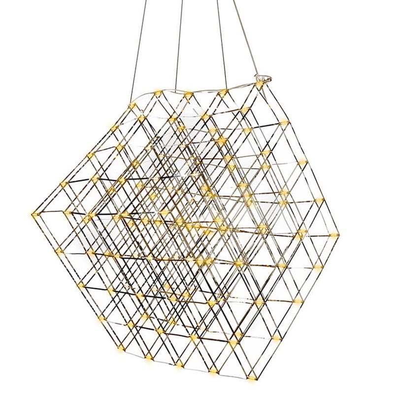 Люстра Moooi Tesseract Yellow lamp M Хром в Ульяновске | Loft Concept 